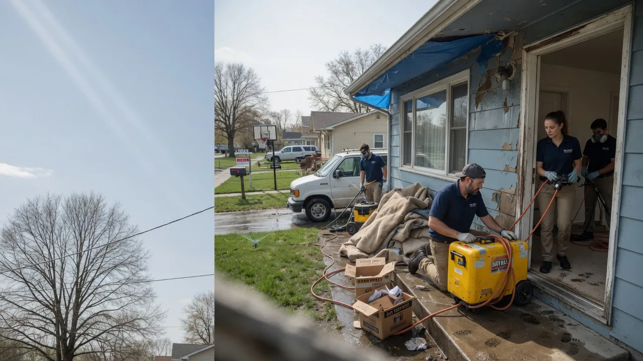 Basement Flood Cleanup in Cedarville, IL near me